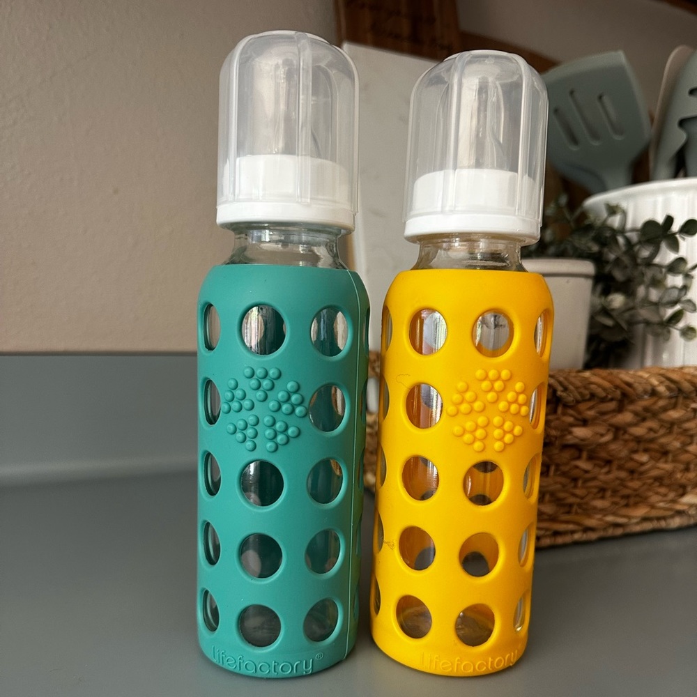 LifeFactory Glass Baby Bottles